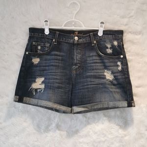 7 For All Mankind Jean Shorts